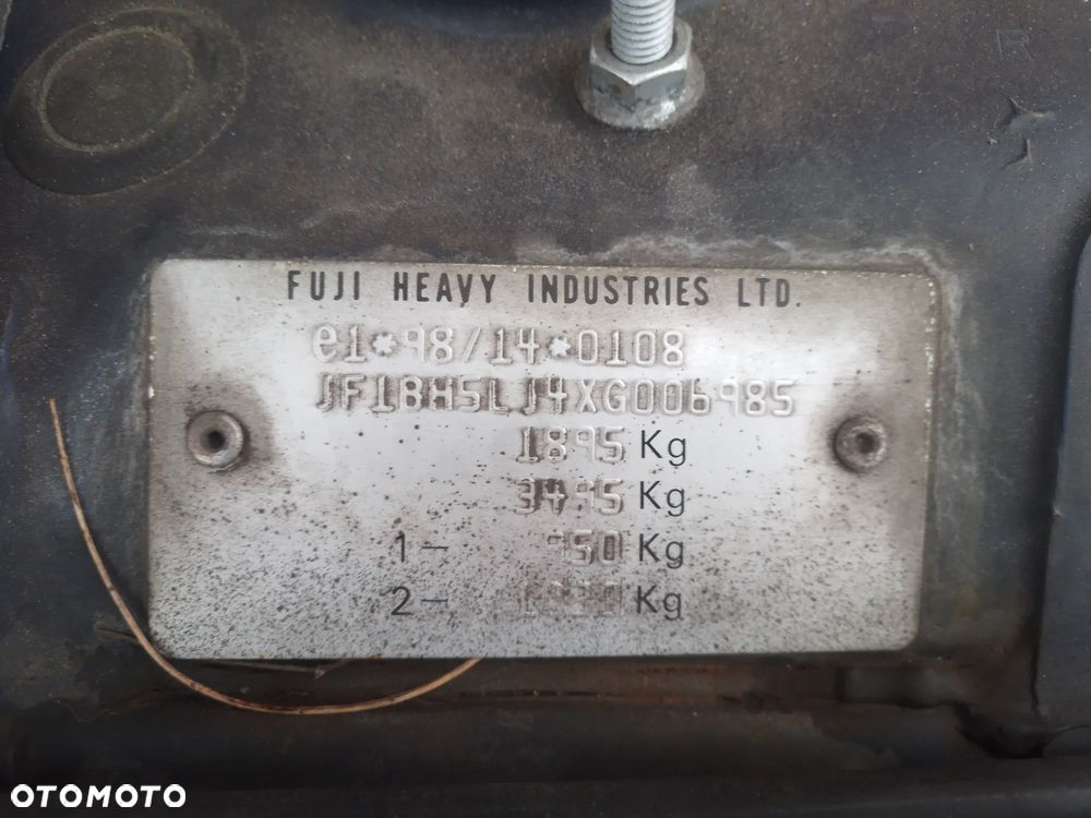 SUBARU LEGACY III 99-03 - 2.0 EJ201NWAVA  SILNIK KOMPLETNY GWARANCJA - 27