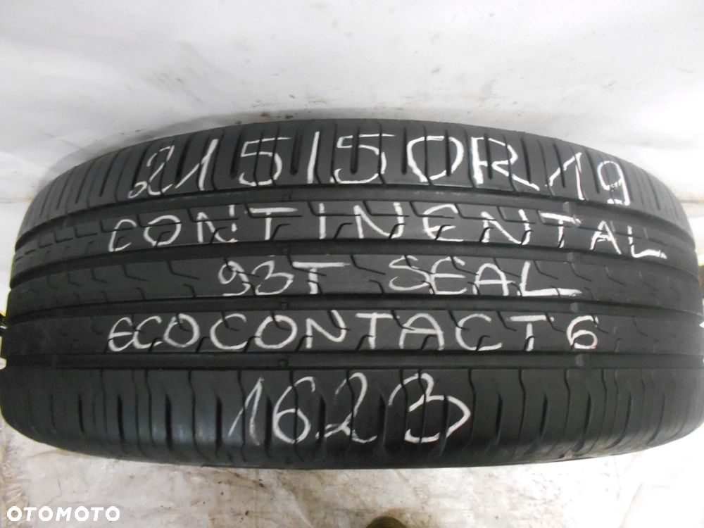 OPONA POJEDYNKA  215/50R19 CONTINENTAL ECO CONTACT 6 SEAL DOT 1623 7MM - 1