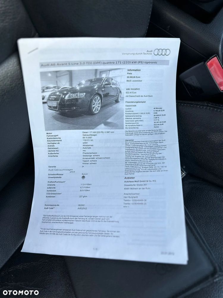 Audi A6 Avant 3.0 TDI DPF quattro tiptronic - 40