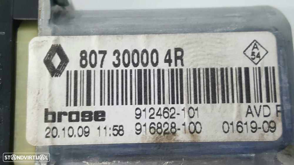 MOTOR ELEVADOR FRENTE DIREITO RENAULT MEGANE III BERLINA 5 P DYNAMIQUE - 4