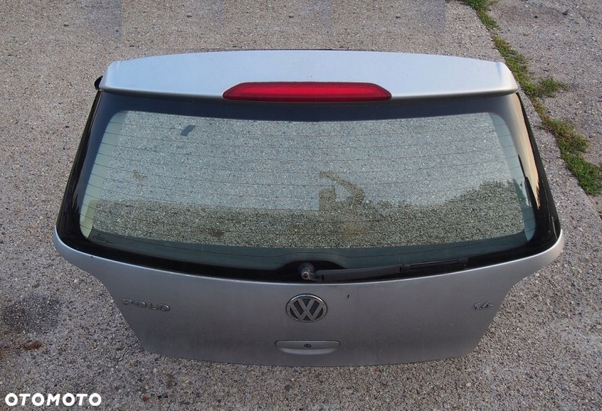 KLAPA BAGAŻNIKA VW POLO IV (9N) SREBRNA KOMPLETNA - 5