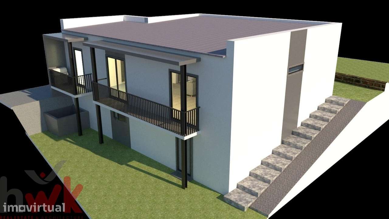 MORADIA por acabar, com 940m2 terreno urbano - Grande imagem: 4/21