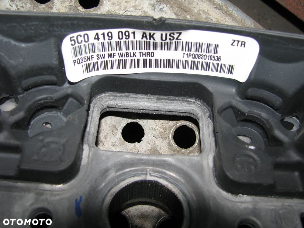 KIEROWNICA SKÓRA MULTIFUNKCYJNA VOLKSWAGEN JETTA 5C GOLF TOURAN 5C0419091AK - 5