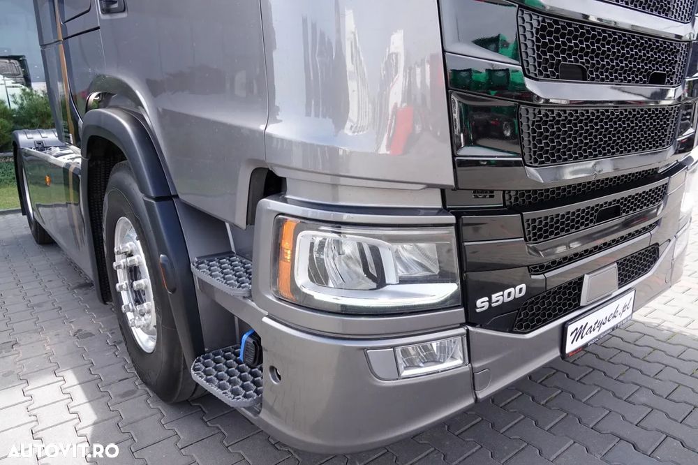 Scania S 500 / RETARDER / AER CONDIȚIONAT PARCARE / JANTE DIN ALIAJ / PIELE / ANVELOPE 100% / REZERVORE 1.400 L - 10