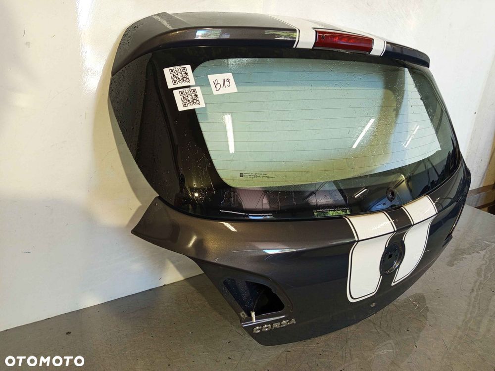 + KLAPA TYŁ TYLNA BAGAŻNIKA DO OPEL CORSA E 5D 5 DRZWI HB Z190 SZARA BRĄZOWA - 3