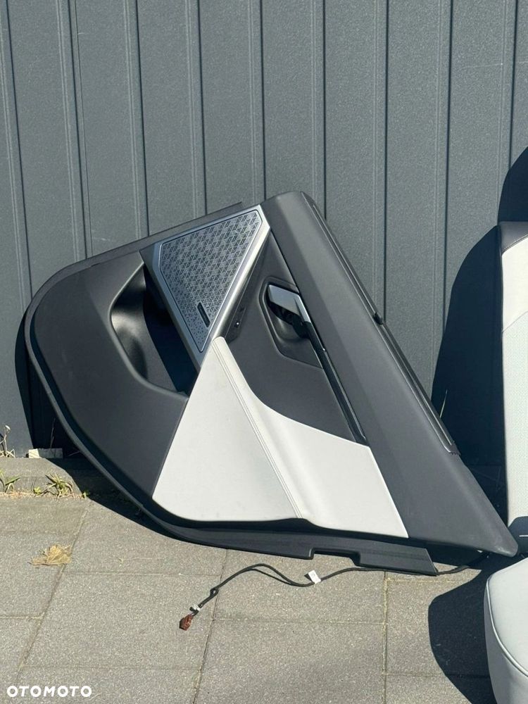 FOTELE TAPICERKA BMW M5 G90 SKÓRA MERYNOS SILVERSTONE CZARNY ELEKTRYCZNE - 12