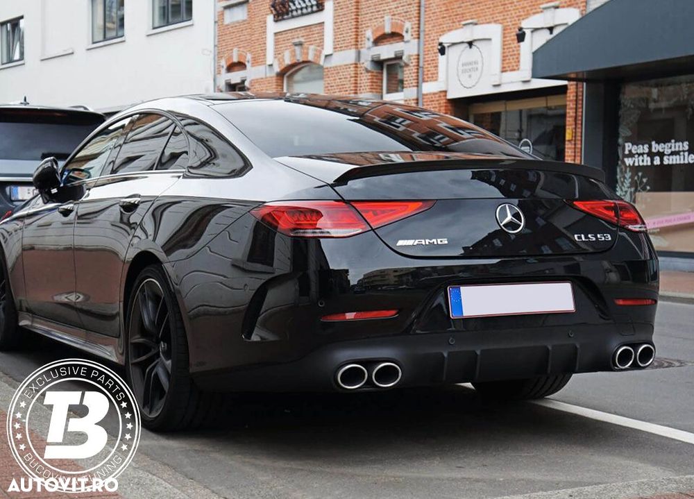 Difuzor Bara Spate cu Ornamente compatibil cu Mercedes CLS C257 CLS53 Design - 10