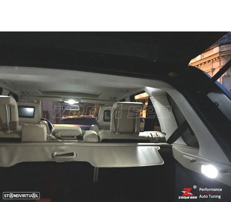 KIT COMPLETO 28 LÂMPADAS LED INTERIOR PARA LAND ROVER SPORT 05-13 - 4