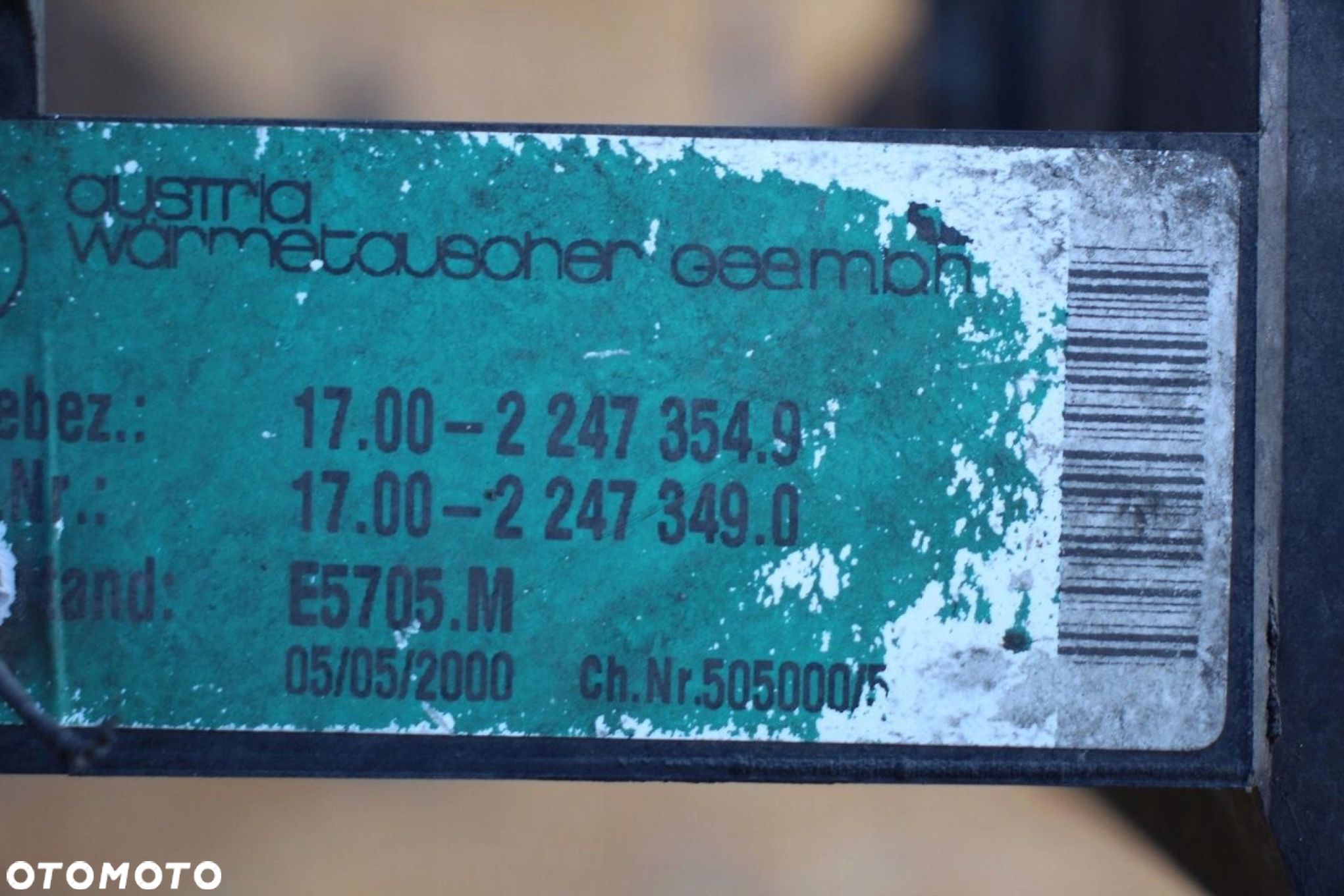 Ramka obudowa chłodnic BMW e39 DIESEL 2247356 - 1