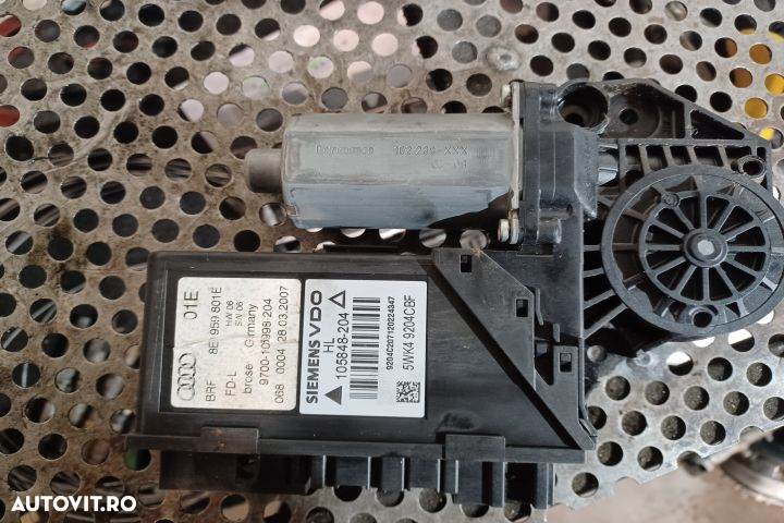 Motoras macara geam spate stanga 105848-204 8E0959801E 5WK49204CBF Au - 2