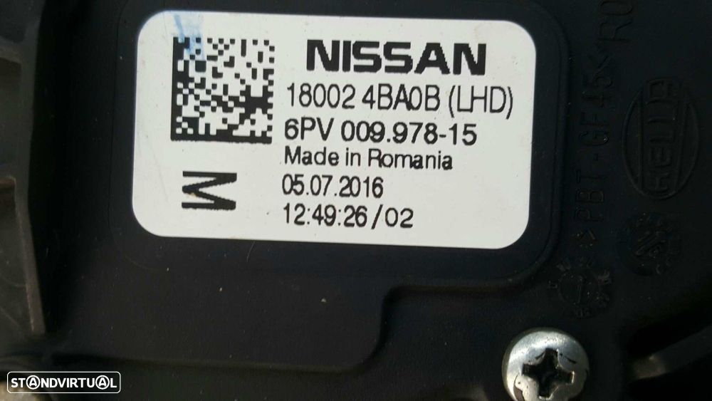 POTENCIÓMETRO PEDAL ACELERADOR NISSAN QASHQAI (J11) ACENTA - 4