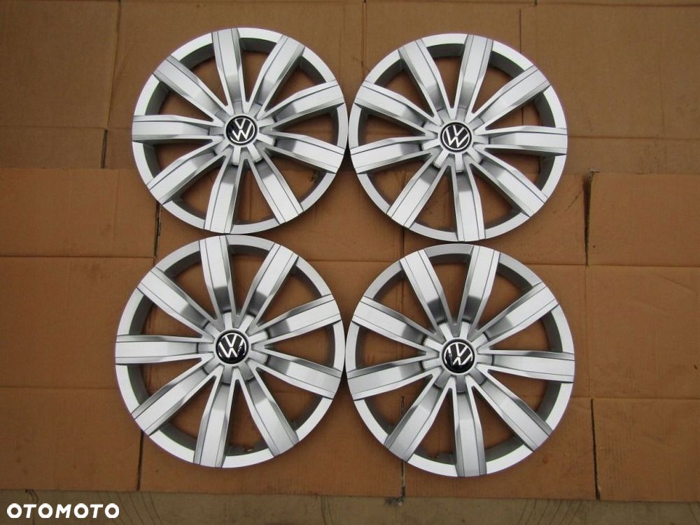 4x Kołpaki 17 VW Tiguan II Passat Golf Jetta Touran Caddy / oryginał - 15