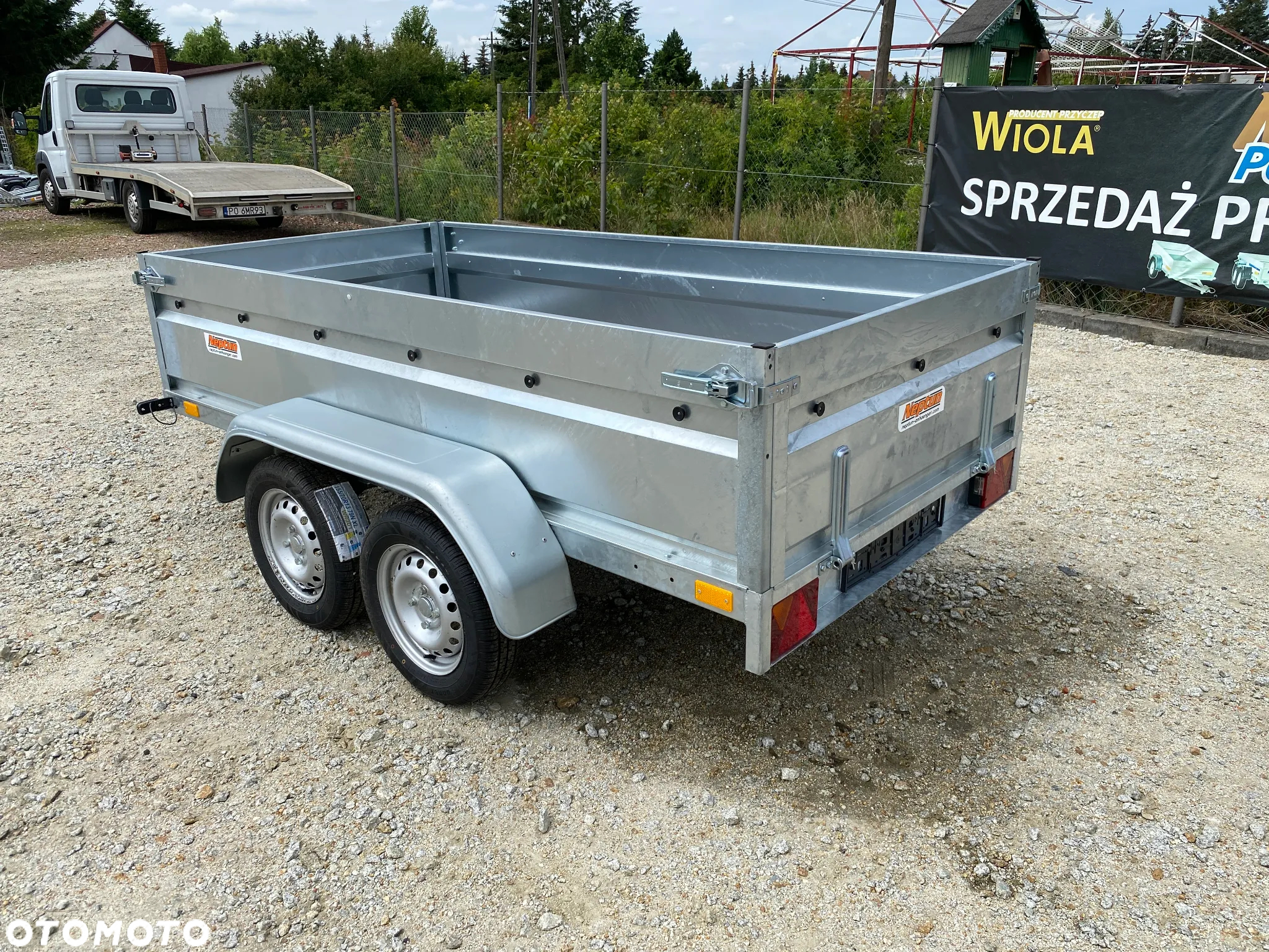 Neptun N7-263 2 PRO + 263x129x50 cm DMC 750 kg CAŁA PRZYCZEPA SPAWANA DWUOSIOWA WYSOKIE BURTY 50 CM BARDZO MOCNA NA KATEGORIE B RATY | LEASING | DARMOWA DOSTAWA DO 100 KM - 10