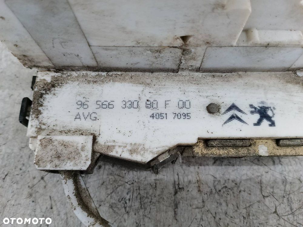 ZAMEK DRZWI LEWY PRZÓD PEUGEOT 407 SW 9656633080F - 6