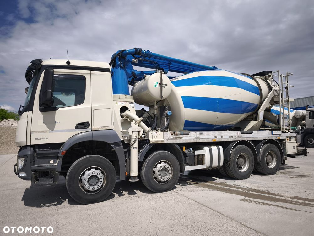 Mercedes-Benz AROCS 3243 8X4 Pompogruszka  Schwing-Stetter ,  w idealnym stanie - 1