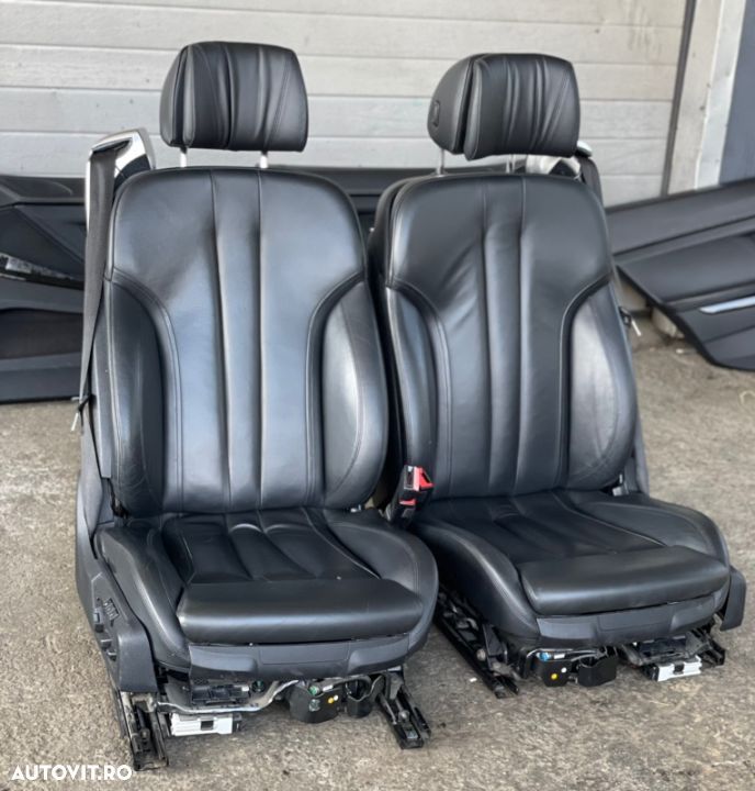 scaune comfort confort   piele sport   recaro bmw M pachet seria 6 Gran coupe F06 încălzite cu memorii plafon negru stâlpi parasolare banchete panouri de ușă Grand Cupe 640xd 650xd centuri active - 1
