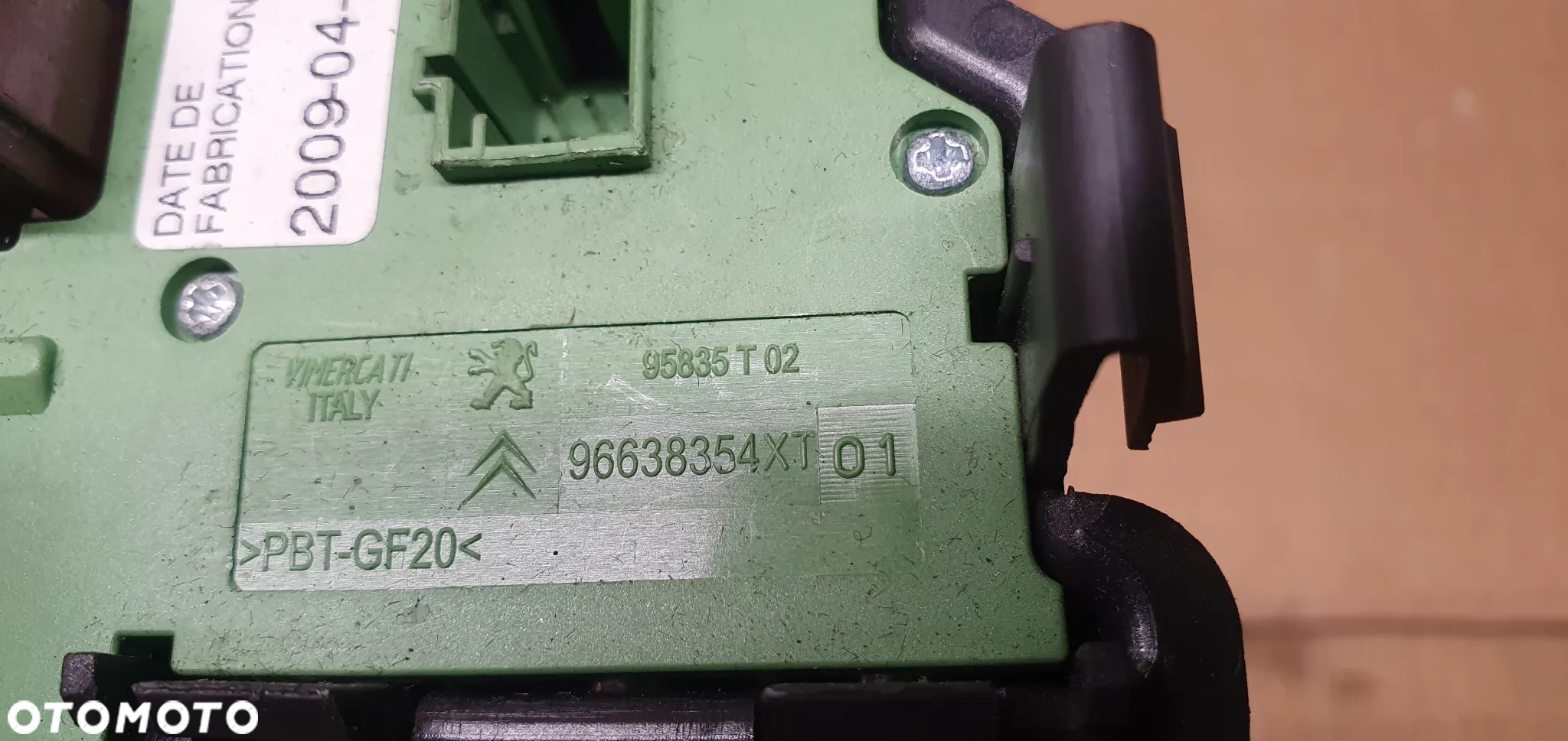 Moduł audio czytnik SD Citroen C5 III 96638354XT - 5