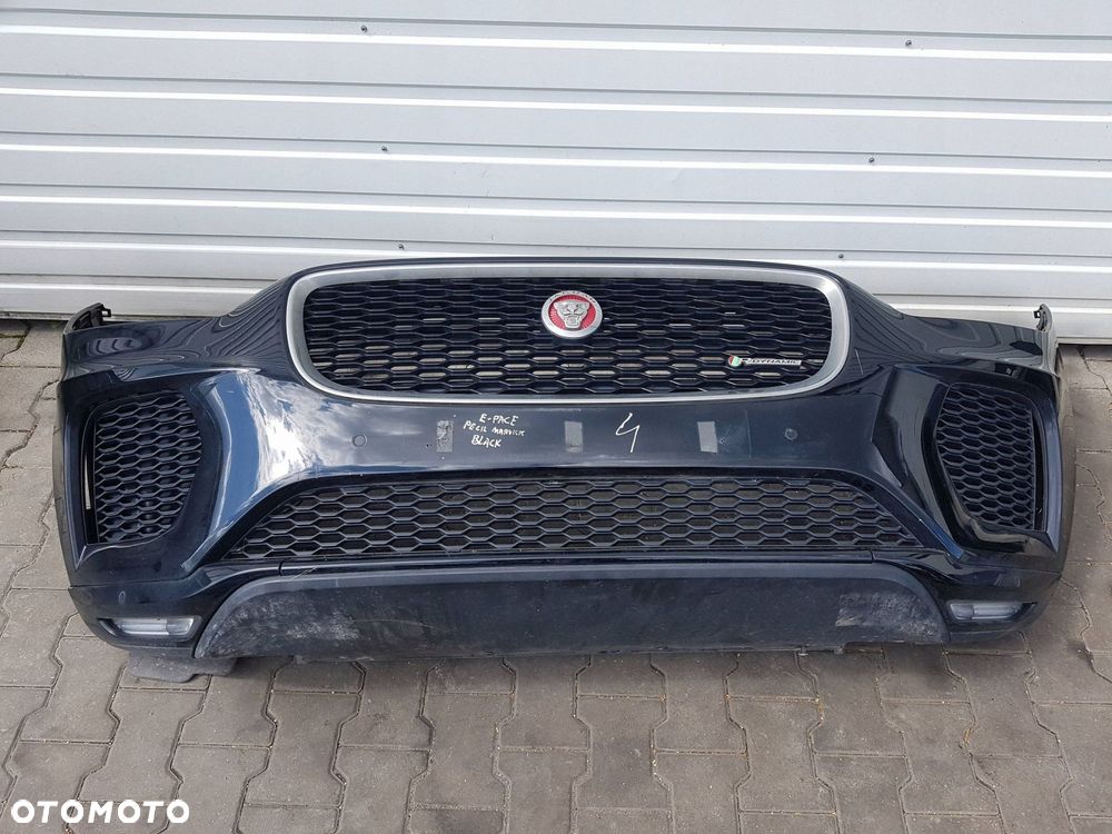 JAGUAR E-PACE 17-20r R-DYNAMIC ZDERZAK PRZÓD GRILL PDC DRL PEC NARVIK BLACK - 1
