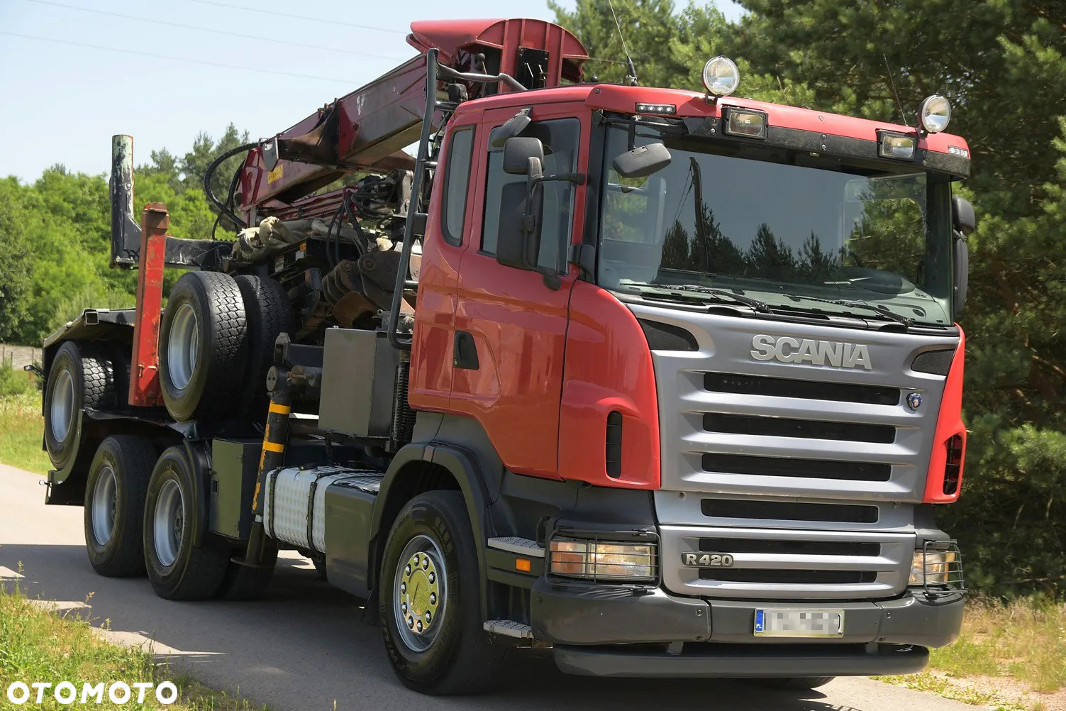 Scania R420=6X4=HDS=DO-DREWNA-DRZEWA=ZESTAW - 11