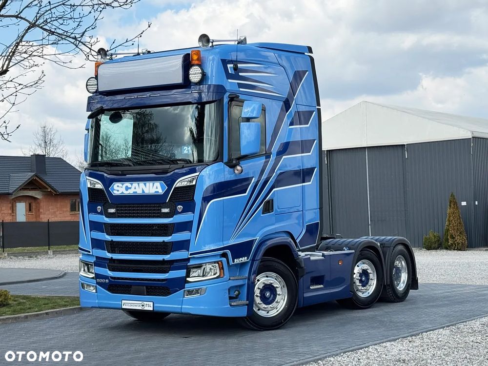 Scania 500 S / ACC / PUSHER / SKRĘTNA OŚ / I-COOL / RETARDER / DUŻA NAVI / VIRTUAL KOKPIT / Z NIEMIEC