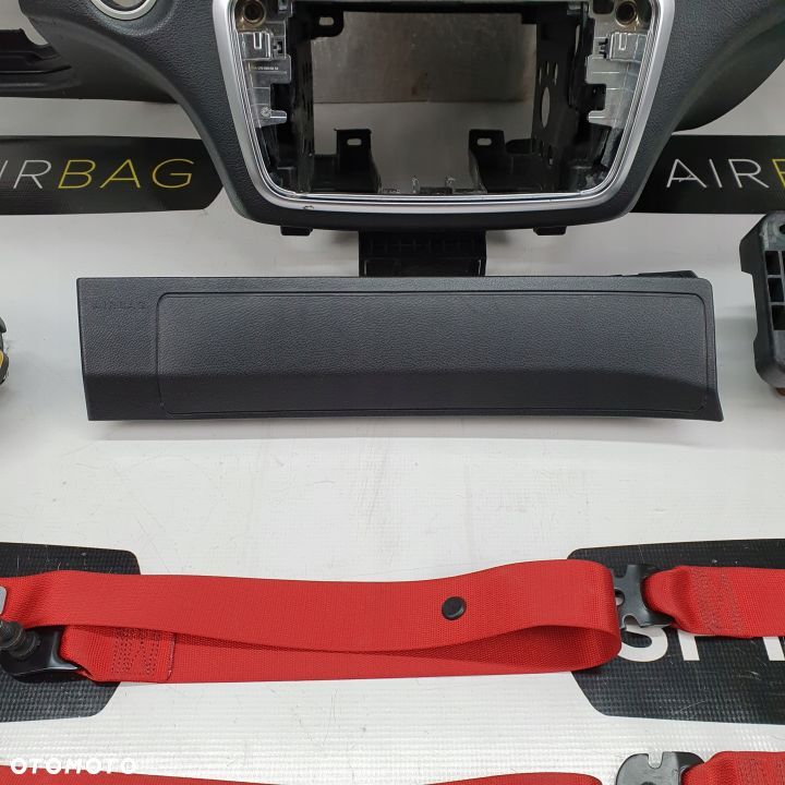 MERCEDES W117 CLA AMG DESKA ROZDZIELCZA KONSOLA KOKPIT PULPIT PODUSZKI AIRBAG AIR BAG PASY KIT SET - 9