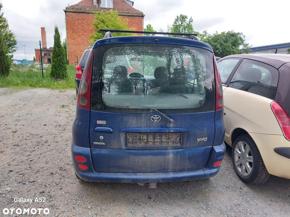 Klapa bagażnika TOYOTA YARIS VERSO  1,4D 02R. maska,lampy,zderzaki,drzwi..... - 1