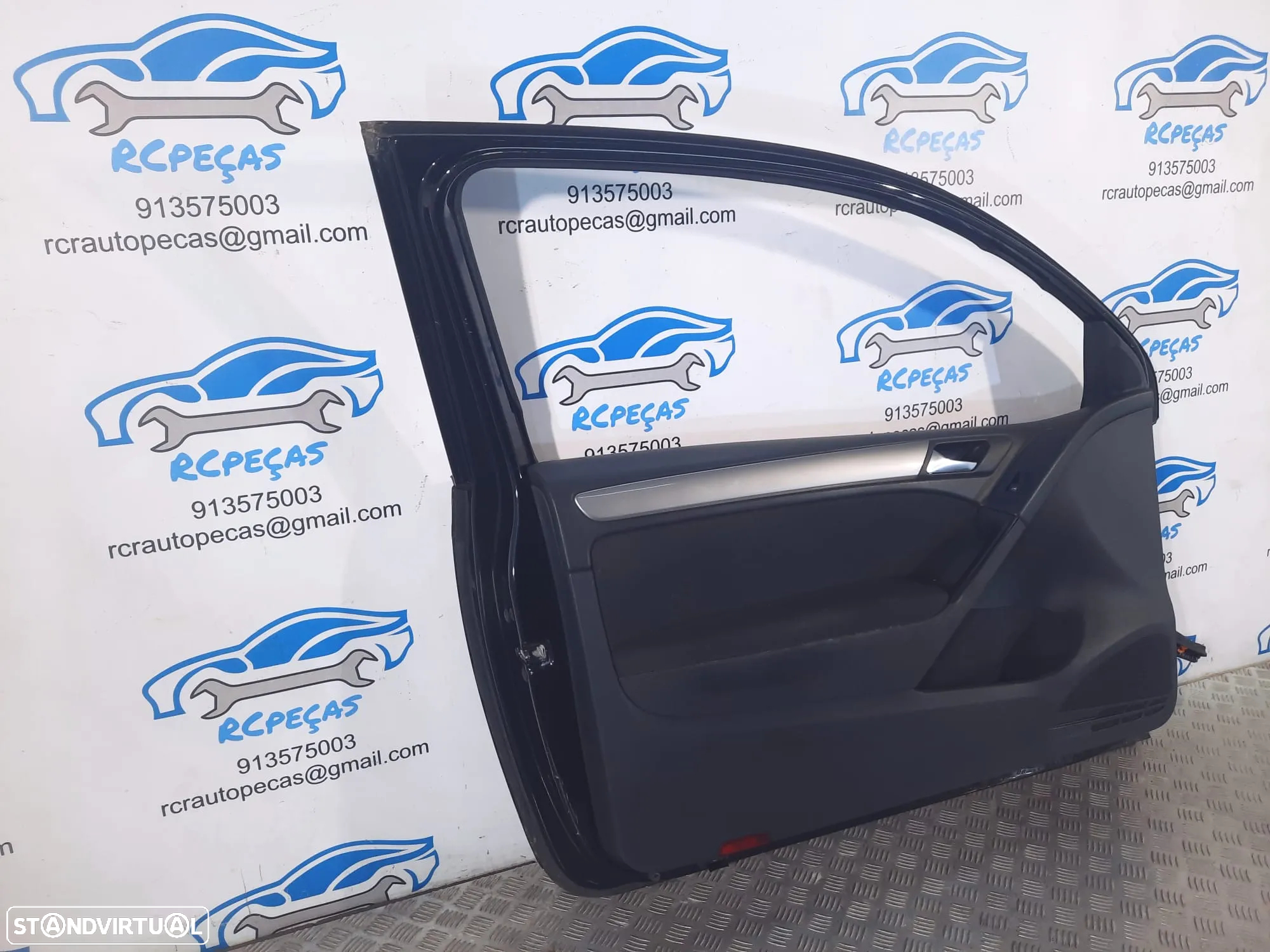 PORTA FRENTE FRONTAL ESQUERDA VOLKSWAGEN VW GOLF VI 6 MK6 3 PORTAS 5K3831055K MOTOR PUXADOR VIDRO QUARTELA - 4