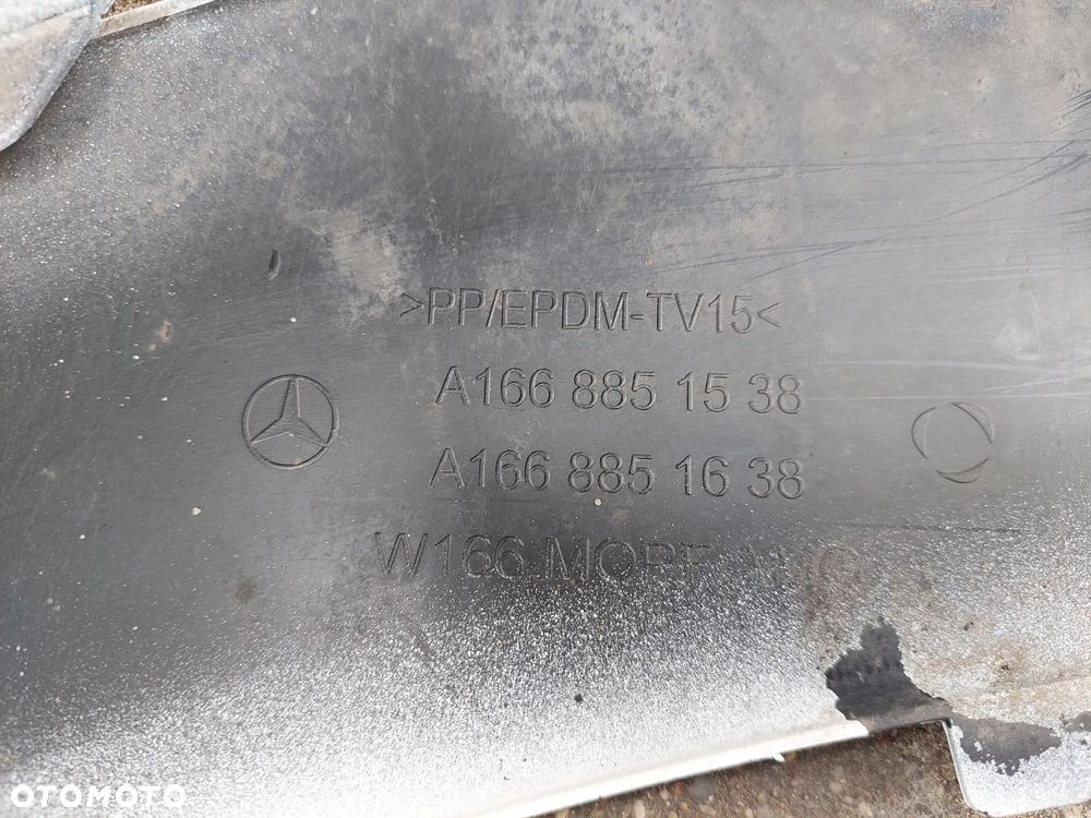 MERCEDES GLE W166 AMG ZDERZAK PRZÓD POD PDC A1668851538 - 12