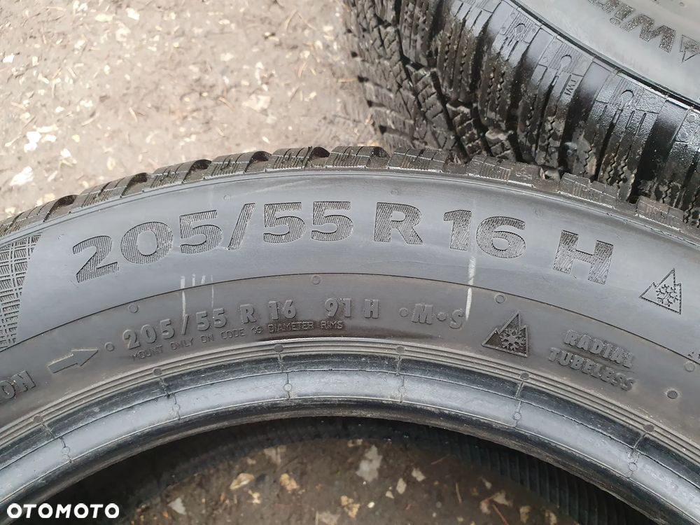 2X Opony zimowe Continental WinterContact TS 860 205/55R16  PARA OPON 2019R - 5