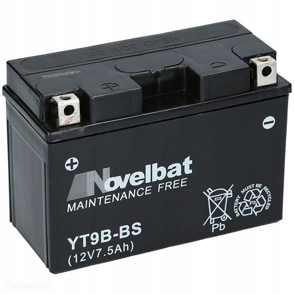 Akumulator Novelbat AGM 12V 7,5Ah YT9B-BS L - 1