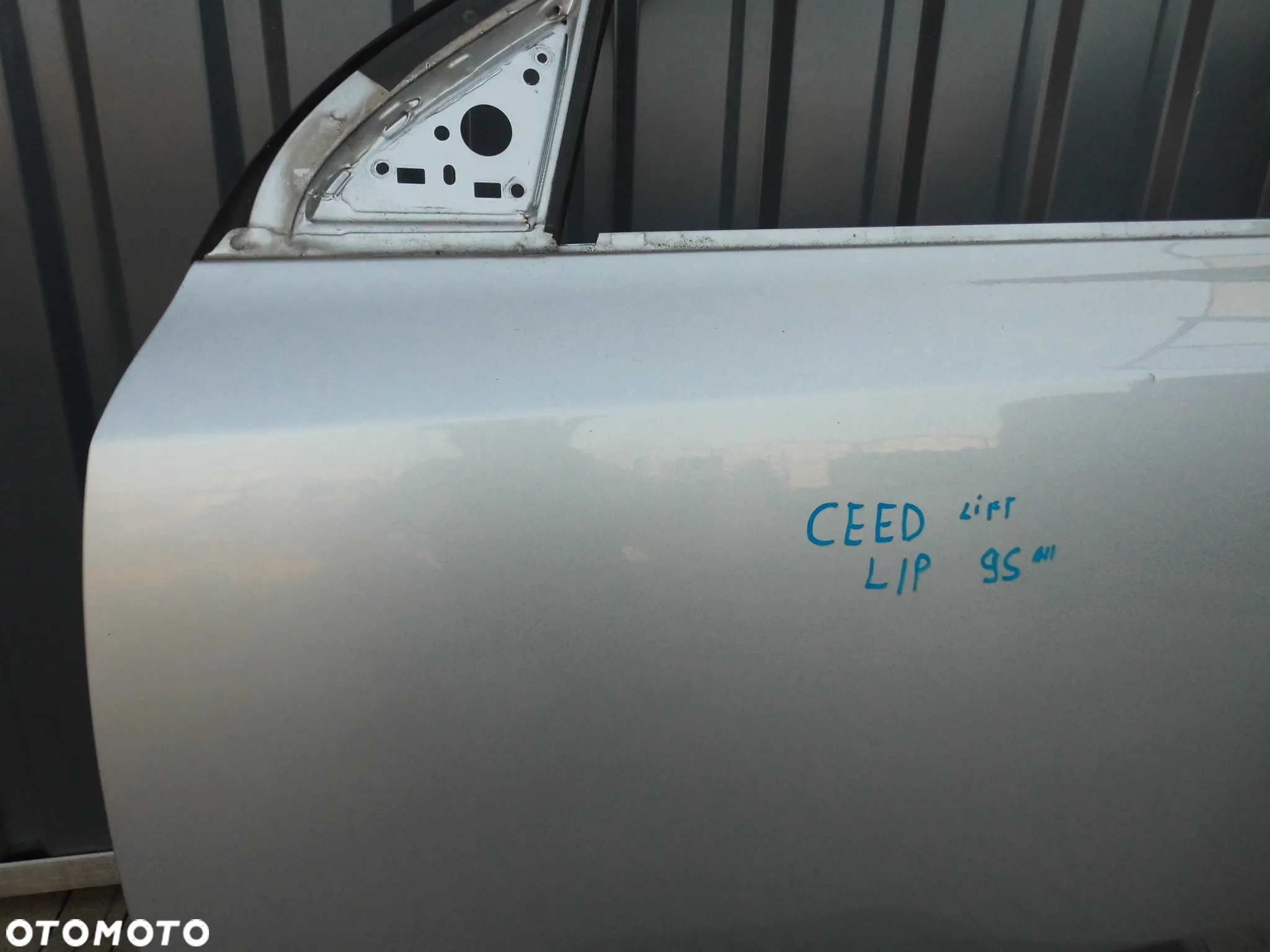 DRZWI KIA CEED LIFT LEWE PRZEDNIE SREBRNE 9S ORYGINAŁ - 3