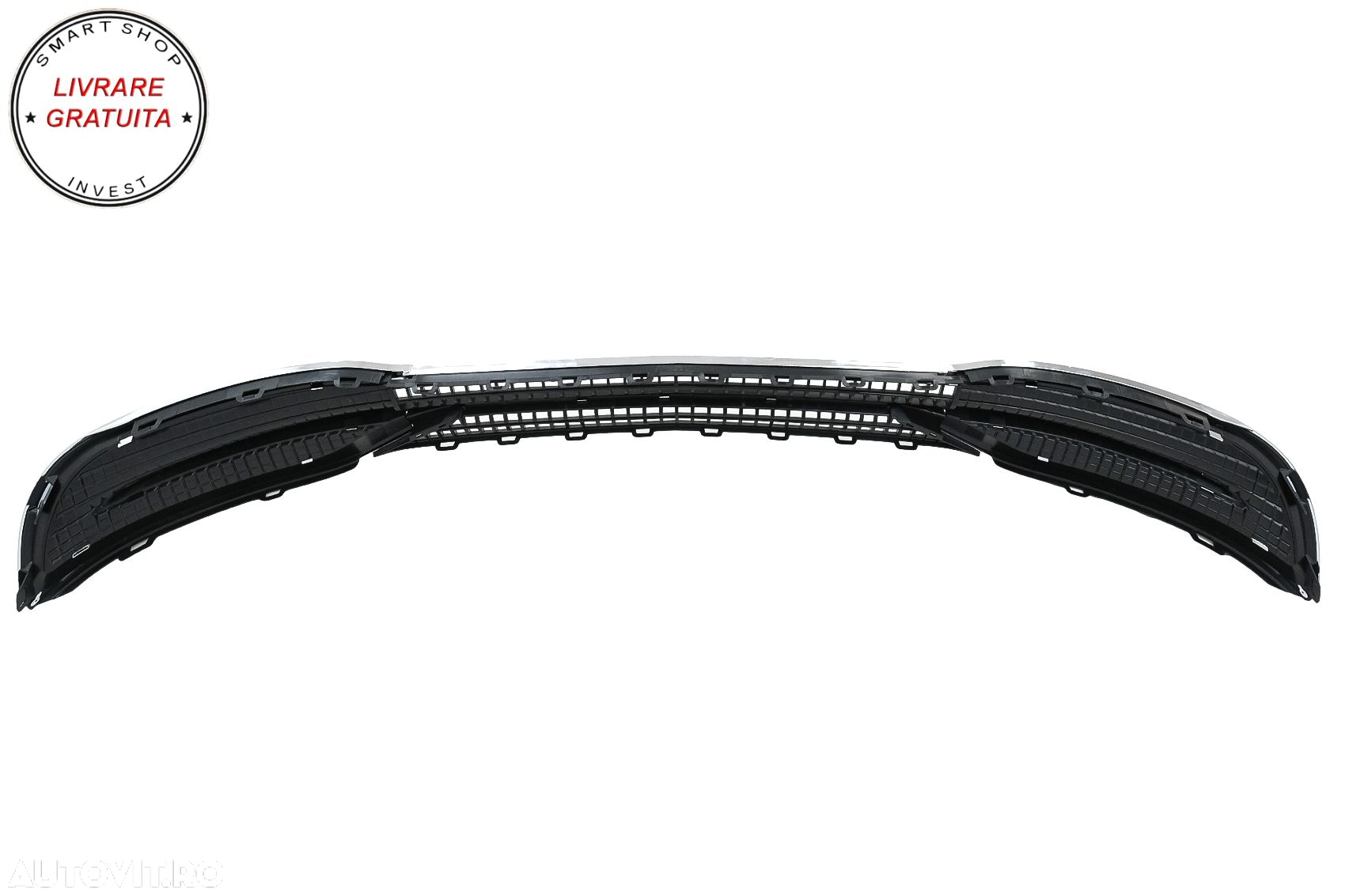 Accesorii Bara Fata Mercedes S-Class W222 Facelift Sedan (2017-2020) Chrome M-Desi- livrare gratuita - 6