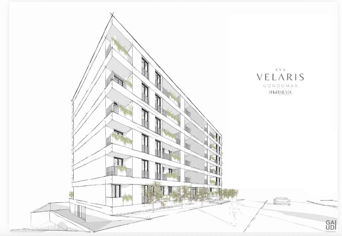 Apartamento T2 | Em construção | Varanda | Lug Garagem - Grande imagem: 2/6