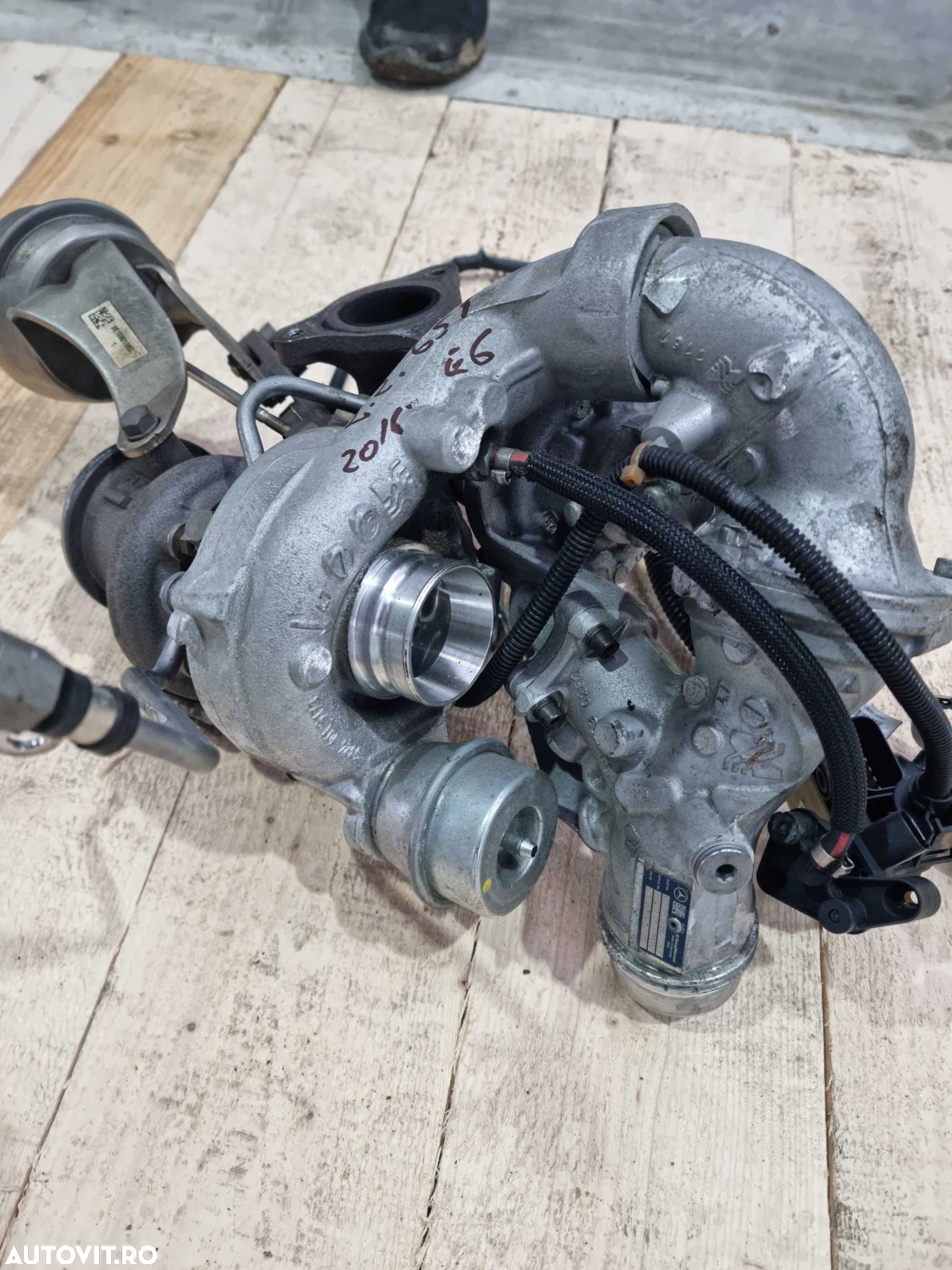 Turbosuflanta Bi-Turbo Mercedes Sprinter W205 W212 2.2 A6510901586007 - 1