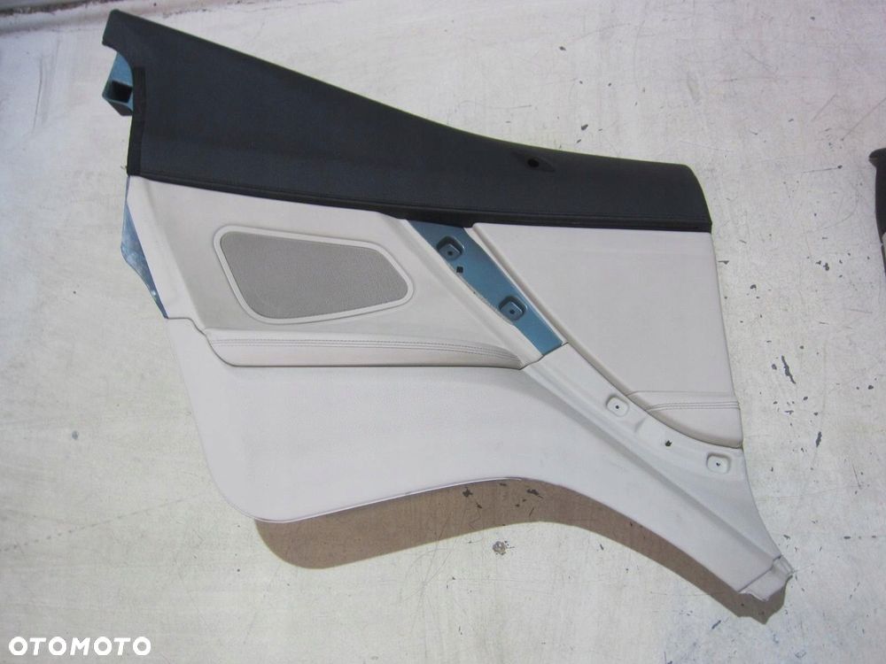 BMW F12 CABRIO TAPICERKA BOCZNA LEWA BOCZEK LEWY TYŁ elfenbeinweiss 7291813 - 1