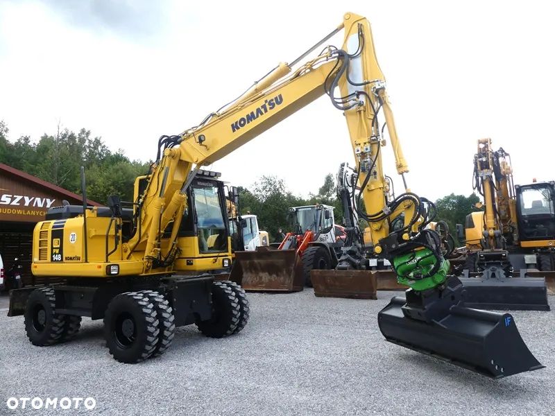 Komatsu PW148 ROTOTILT / Sprowadzona / Super Stan / - 10