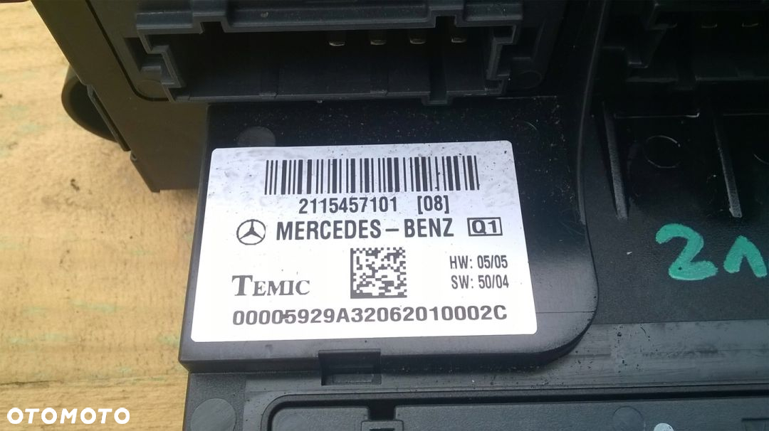 MERCEDES W211 MODUŁ STEROWNIK SAM 2115457101 GWARA - 2