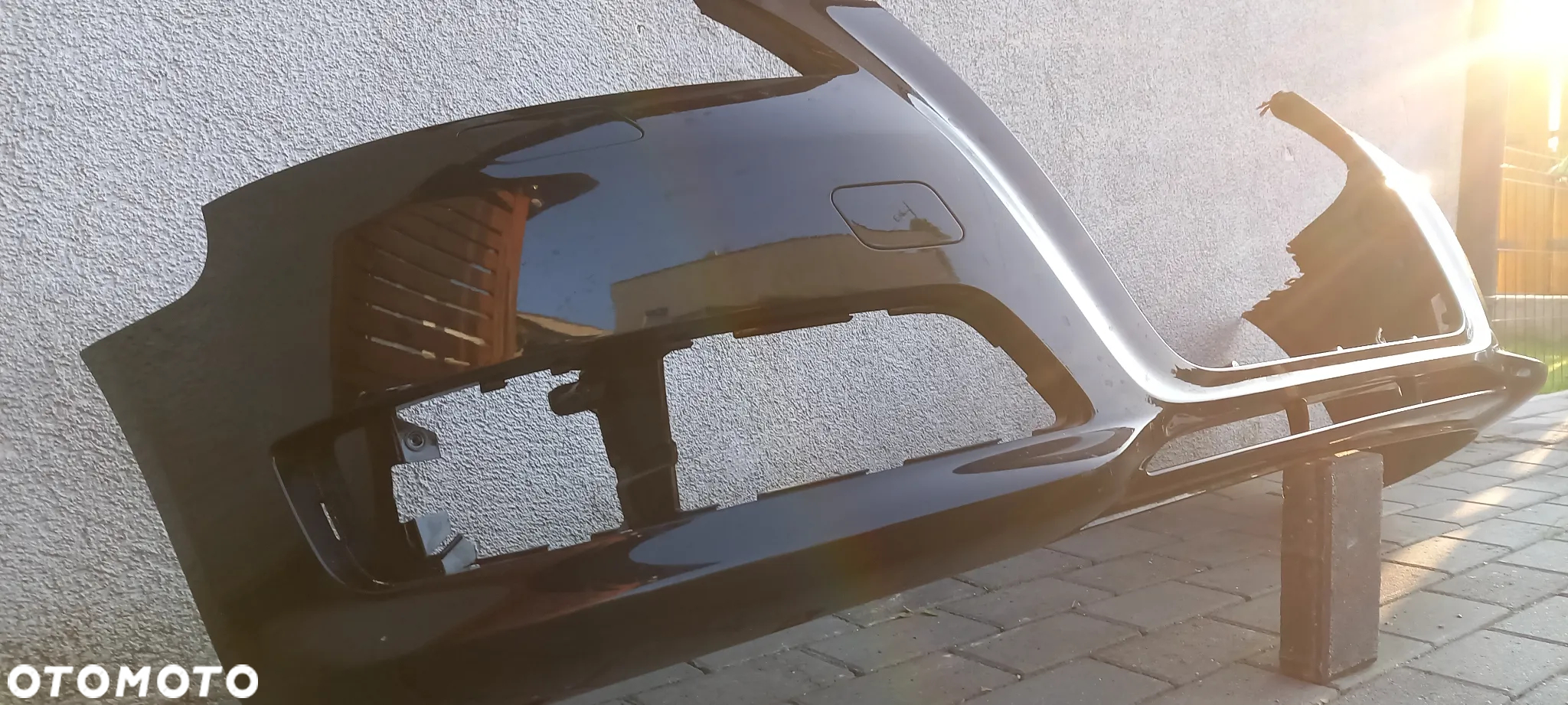 Zderzak przód audi a3 lift  8p 09-12 czarny xenon spryski - 3