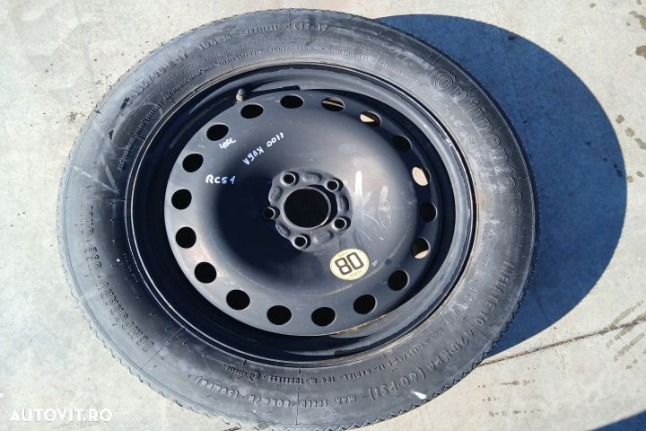 Roata de rezerva slim R17 8V41-AA 135/90 R17 4.00BX17 2170802 8V41-AA - 1