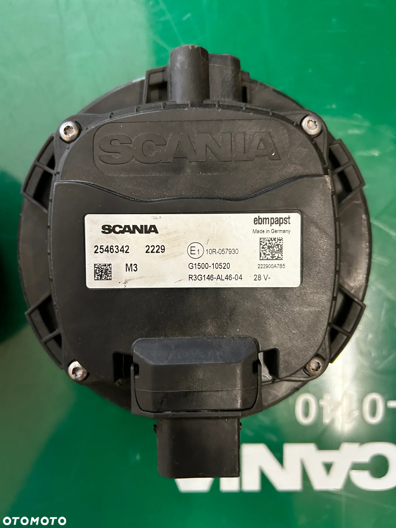 Scania  Nowy silnik wentylatora 2548341,2548342 - 3