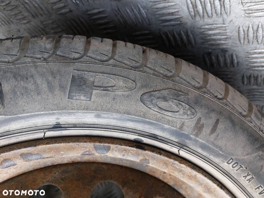 KOŁO ZAPASOWE ZAPAS 4x100 6Jx15 ET50 FI60,1 195/55R15 2005R PIRELLI P6 - 4
