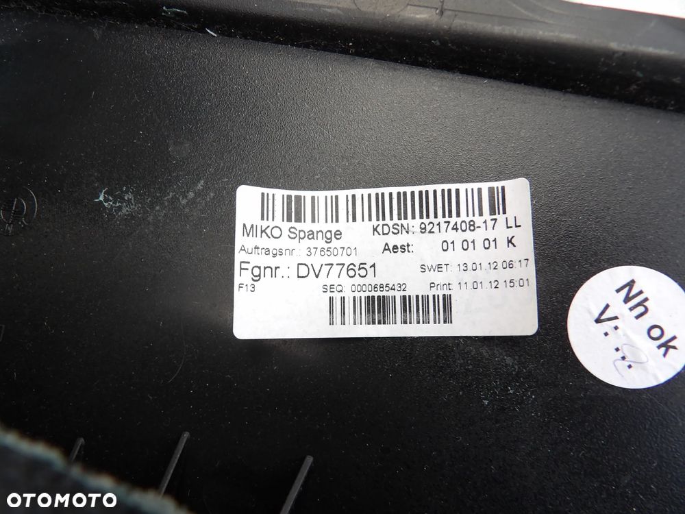 BMW - F12 - KOMPLET LISTEW - DEKORY - ALUMINIUM - 9217408  9197525  9242735  9197526 - 5