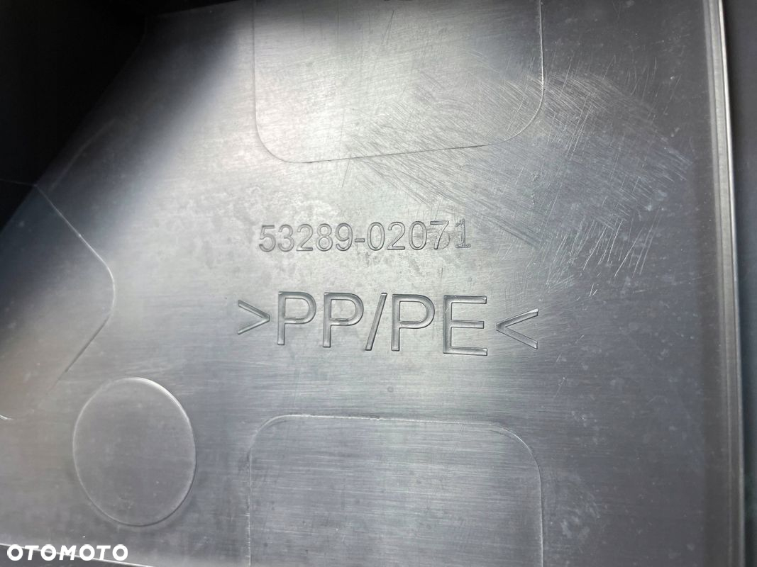 OSŁONA NAKŁADKA PASA PRZEDNIEGO TOYOTA COROLLA XII E21 HB KOMBI 53289-02071 - 13