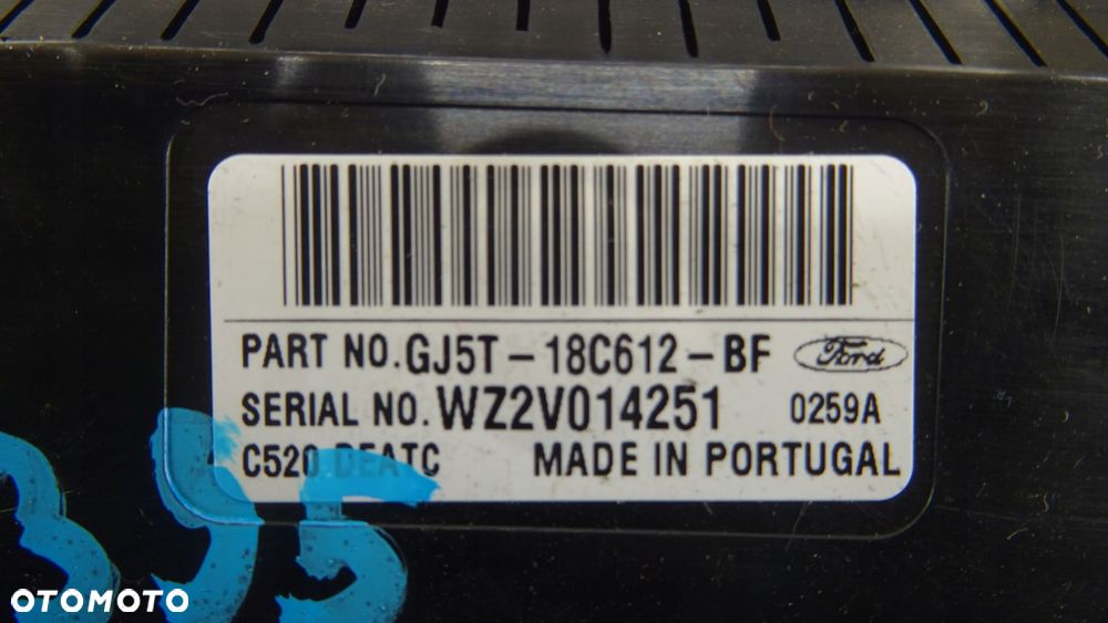 kuga mk2 focus mk3 panel klimatyzacji climatronic gj5t-18c612-bf - 3