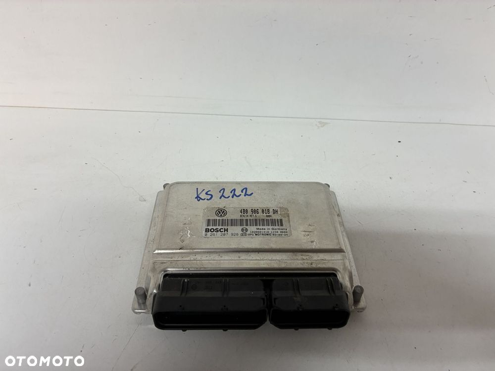 VW SKODA AUDI VAG KOMPUTER  STEROWNIK  SILNIKA 4B0906018DH - 1