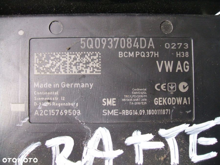 VW CRAFTER II MAN TGE MODUŁ BCM STEROWNIK puszka przekaźników bezpieczników - 3