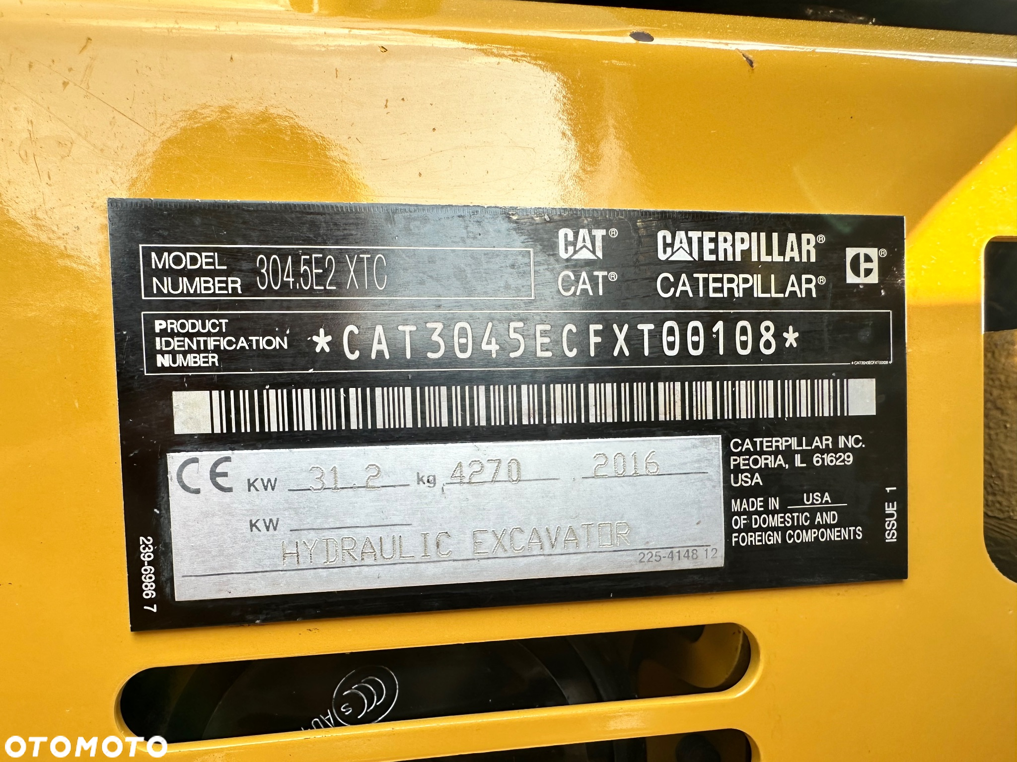Caterpillar 304.5 E2 XTC - 40