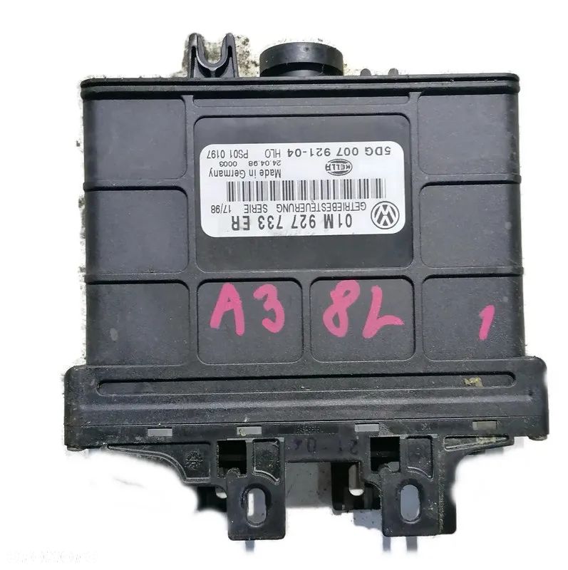 AUDI A3 8L STEROWNIK SKRZYNI BIEGÓW 01M927733ER - 1