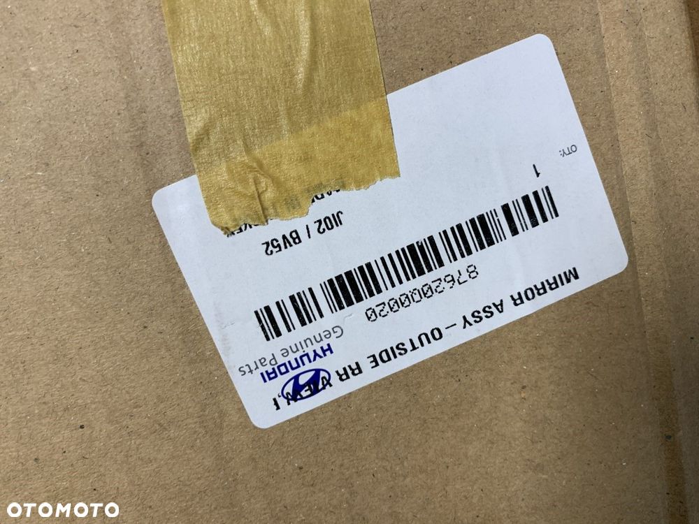 NOWE ORYGINALNE LUSTERKO PRAWE ZEWNĘTRZNE HYUNDAI I20 III 3 87627Q0060 - 7