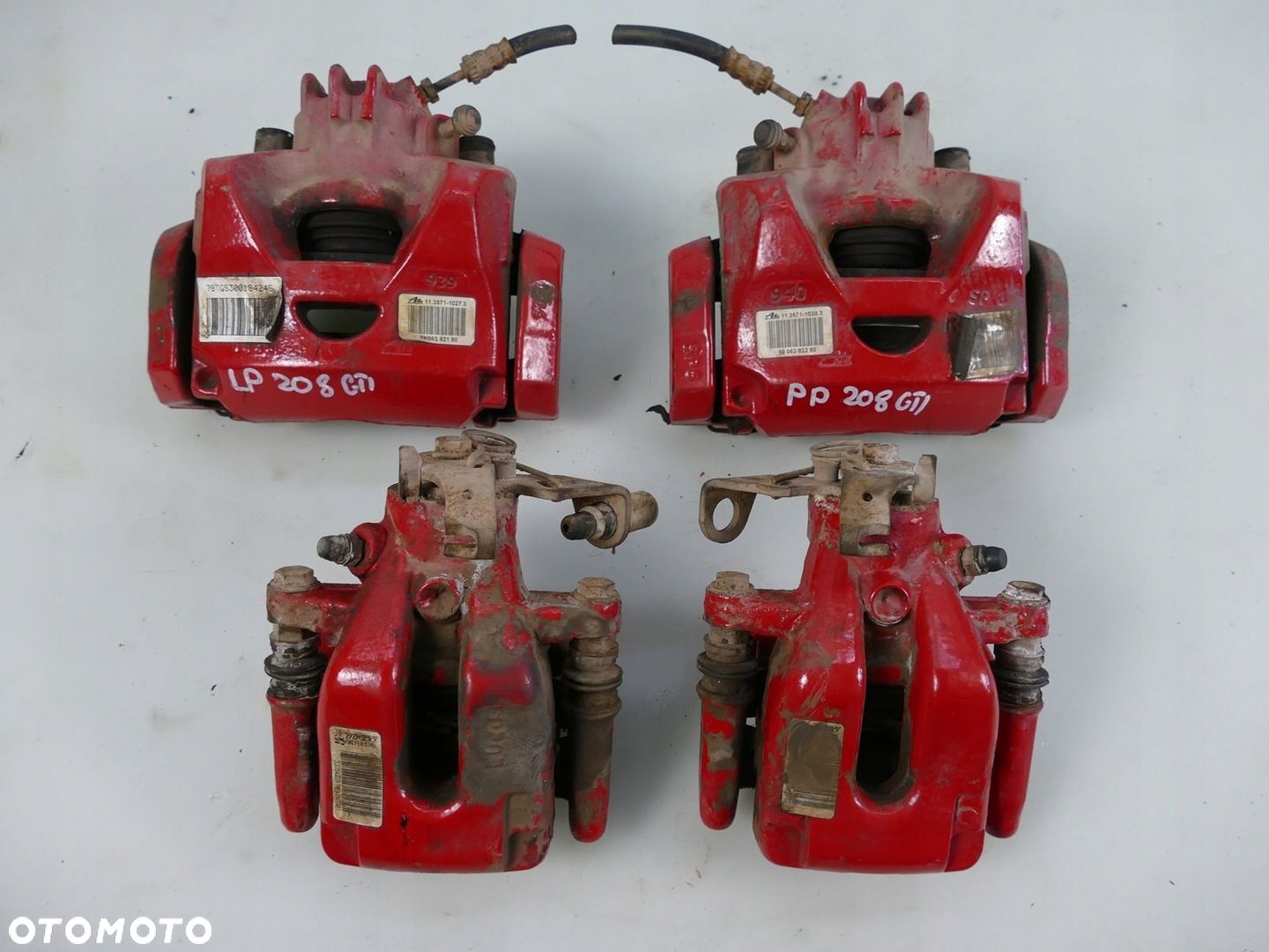 PEUGEOT 208 GTI 1.6THP ZACISKI HAMULCOWE ATE KOMPL - 1